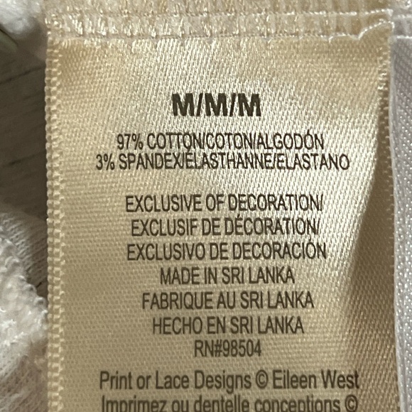 Eileen West Nightgown with Blue Floral Accents - Picture 12 of 16